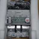 Money Counter Machine, Pro Counterfeit Money Detector UV/MG/IR/DD/VI/FA for Dollars, Euros Value Count with Backlit LCD Display, Add/Batch/Auto/Manual Modes Money Counting Machine (Silver)