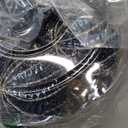 Sea Team 60mm/2.36" Delicate Contrast Color Theme Painting & Glittering Christmas Tree Pendants Decorative Hanging Christmas Baubles Balls Ornaments Set - (Stone Blue & Silver Grey), Pack of 30