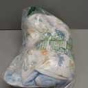 LAT Car Seat Blankets for Babies, Universa Newborn Swaddle Wrap Blanket, Double Sided Cotton/Plush Winter Cover and Stroller Bunting Bag,Baby Footmuff(Leaf Dinosaur+Light Blue)