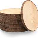 Set of 10 Large Wood Slices (10-12)  Rustic Wooden Rounds for Wedding Centerpieces, Event Decor, and Table Centerpieces