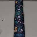 HAOCOO Navy Blue Iris Desk Mat, Large Mouse Pad, Non-Slip Keyboard Mat, Water-Resistant Computer Pad with Edge Stitching, Vintage Floral Desk Cover Mat, Desk Protector for Office, Home