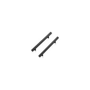 Ravinte 30 Pack 7.38'' Square Cabinet Pulls Matte Black Stainless Steel Kitchen Drawer Pulls Cabinet Handles 7-3/8”Length,5” Hole Center