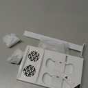 Charger Stand Cooling Fan for Xbox Series S Console/Controller,Dual Cooler System Charging Dock Accessories with 2*Rechargeable Battery,Earphone Mounts, Brackets&Stands for Xbox Series S Protectors (White)