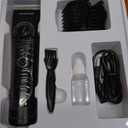 oneisall Dog Clippers for Grooming Doodles Poodles Thick Curly Hair,Low Noise Heavy Duty Dog Grooming Kit with Detachable Metal Blades