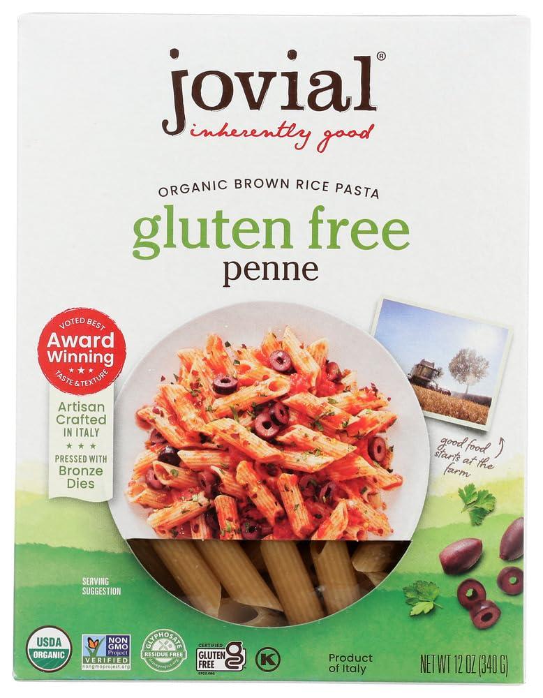 JOVIAL PASTA BRWNRCE ORG PENNE R 12OZ (BB: 02/10/2028)