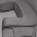 LEBENGURU Reading Pillow for Laptop, Extra Large Armrest Gaming Pillow for Working, Hight Adjustable Lap Desk Pillow for Adult Sitting in Bed, Floor, Sofa