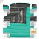 Teton Mammoth Queen Size Double Sleeping Bag- A Warm Bag The Whole Family can Enjoy Great for Camping, Hunting and Base Camp. Compression Sack Included
