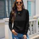 Totatuit Women Cute Cropped Sweater Mock Neck Long Sleeve Lightweight Knit Loose Pullover Sweaters 2025 Fall Trendy Outfits (Beige, L)