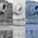 Dog Sweater, 3 Pack Dog Sweaters for Small Dogs or Cats, Girl or Boy, Warm Dog Clothes Shirt Coat for Winter Christmas (Light Grey, Light Blue, White, Small)