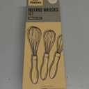 Chef Pomodoro 3-Piece Kitchen Whisk Set, Stainless Steel Whisks for Cooking, Wisk Kitchen Tool, Thick Wire Whisk Set, Wisking Tool for Cooking, Blending, Whisking, Beating and Stirring