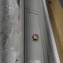 40" Console Table with Drawers, Entryway Table with Charging Station, Mid Century Console Table with Bottom Shelf, Wood Accent Sofa Table for Living Room, Hallway, Foyer, Drawers Pre-Assembled, Grey (Gray)