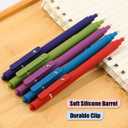 2 x RIANCY Gel Pens, 0.5mm Black Ink Quick Dry Ball Point Pens, Fine Point Smooth Writing Pens, Cute Aesthetic Gifts Set for Men Women Journaling, Office School Stationery Supplies