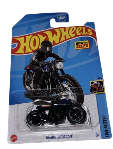 2025 Hot Wheels Kroger Exclusive Morgan Super 3 Gold, Hot Wheels 2024 Mainline B Case Rod Squad Limited Grip 50/250, Hot Wheels #141 HW Moto Honda CB750 Cafe Dark Blue 2023 G, Pack of 3