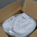 Subrtex 2 Inch Mattress Topper Cover (Only Cover) Mattress Topper Protector Bedding Rayon Made from Bamboo Removable Mattress Encasement with Zippers, Twin XL