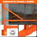 Insaga Wall Mount Jib Crane 882 lbs Swing Arm Hoist Holder Sealed Bearing, 48.5'' Fixed – Heavy-Duty Base