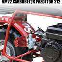 YOXUFA VM22 Carburetor 212cc Stage 1 Kit Replacement for Predator 212 224cc 196cc 6.5hp Engine Coleman BT200X CT200U CT200U-EX KT196 Baja Warrior MB200 GX160 Mini Bike Go Kart Parts