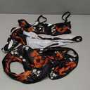 SOLY HUX Women's 4 Piece Cheongsam Costume Lingerie Set Dragon Print Qipao Cosplay Outfits, Size S (Multicoloured)