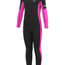 Hevto Kids Wetsuit for Boys Girls Toddler Youth 3/2mm Neoprene Full Wet Suits in Cold Water for Swimming Surfing Diving (10, K1-2mm-Front Zip-Green)