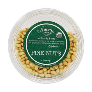 4 x Aurora Natural Products Organic Pine Nuts, 4 Ounce (EXP 03/06/26)