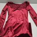 cailami Women's Sexy Bodycon Long Sleeve Velvet Elegant Mini Homecoming Party Dresses, Small, Burgundy, Size Small