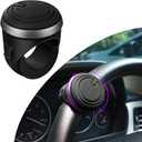 Steering Wheel Spinner Knobs Steering Wheel Buddy 360 Degrees Rotation Suicide Knobs with Silicone Surface and Metal Bearings for Driving Turning Car Truck Boat(2 Packs)