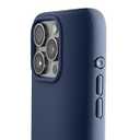 TineeOwl for iPhone 15 Pro Max Magnetic Case - Dune Series, Compatible with MagSafe, TPU, Minimalist, Slim/ Thin and Grippy with Microfiber Lining, Rounded Action Button (Navy Blue)