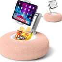Kindle Pillow Stand Holder for Reading in Bed, Tablet iPad Pillow Stand for Lap Compatible with 4.7"-13" Phone, Tablet, iPad, iPhone, Google, Kindle, Samsung(Pink)