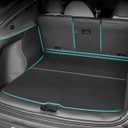 Compatible with 2026 Tesla Model Y Juniper Refresh 5-Seat Full Coverage Trunk Liner Heavy Duty Dog Mat Protector Cover Cargo Liner All Weather Waterproof (Black)