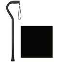 NOVA Heavy Duty Bariatric Walking Cane for Seniors, Men & Women 500 lb Weight Capacity Offset Cane, Lightweight Adjustable Walking Stick with Soft Foam Grip, Wrist Strap & Non-Slip Tip