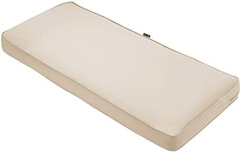 Classic Accessories Montlake FadeSafe Water-Repellent 59 x 18 x 3 Inch Outdoor Bench Cushion, Antique Beige