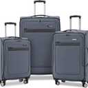 Samsonite Ascella 3.0 Softside Expandable Luggage with Spinner Wheels, 3-Piece Set (20/25/28), State/Black