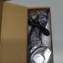 4V Cordless Electric Scissors, Lightweight Rotary Cutter with 2 Blades & USB Charging, for Cardboard Fabric Leather Carpet Plastic Rope Cutting, Safety Lock for Home DIY Craft Use