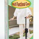 Walking Cane for Men & Women, Foldable Free Standing Cane