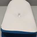 Cervical Neck Pillow - Ergonomic Memory Foam Contour Pillows for Side, Back & Stomach Sleepers, Cervical Pillow for Neck Support Sleeping with Breathable Cover (Grey&Blue)