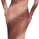 Petal & Pup Women's Hesper-Maxi-Dress-Brown-Multi, Medium