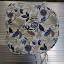 Set of 2 Outdoor Chair Cushions 19"x19"x2",Water Repellent Dining Seat Cushion with Ties and Removable Covers, Chair Cushions for Indoor and Patio Furniture, Damask Green