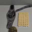 54pcs Moxa Cones and 2pcs Smokeless Purifier Bag for Moxibustion, Copper Box Included (Yellow)