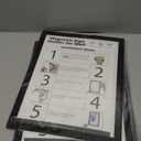 AceShow Magnetic Sign Holder - 8.5×11" Wall Mounted Self-Adhesive Magnetic Paper Holder,Transparent Wall Display Frame with Black Edge,Suitable for Office, Store, Mall, Home (6pack)