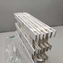 8 Pcs Christmas Tree Fences 15.75"L x 11.8"w Wooden Tall White Picket Fence Gate Decoration Around Christmas Tree Barrier Border for Dog Pets Baby Kids Xmas Holiday Wedding Garden Home Party