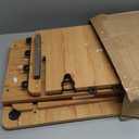 Rush Creek Creations Fishing Rod Holder for 14 Saltwater/Freshwater Rods, Fishing Pole Holder w/ up to 4 Fishing Gear Tackle Box Storage for Garage Organization/Boat Storage for Fishing Accessories