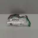 RoseSeek Women's Leopard Print Halter Tops Gothic Deep V Neck Sleeveless Music Festival Crop Top (Medium, Red)