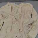 Women Wool Tie Front Tops Crop Top Solid Long Sleeve Solid V Neck Lightweight Crochet Cardigan Crop, Medium 
