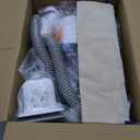 oneisall Dog Grooming Vacuum, Pet Grooming Vacuum with Clipper Nail Grinder, 1.5L Dust Cup Dog deshedding Vacuum Brush with 7 Pet Grooming Tools for Shedding Pet Hair, Home Cleaning(Blue)