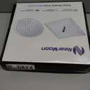 12 inch Ceiling Rainfall Shower Head Chrome - All Metal Stainless Steel Full Body Round Rain Shower with 120 Silicone Nozzles Modern Bathroom