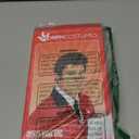 fun shack 50's Men's Black Wig with Sideburns, 1950s Costume Wig for Men, Retro Black Wig for Boys, One Size