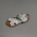 FITORY Women's Comfortable Dressy Leather Flat Sandals - Stylish & Beautiful Summer Slides Size 6