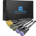 6pcs Car Detailing Brush Set-2pcs Boars Hair Car Detailing Brushes,2pcs Ultra Soft No Scratch Detailing Brush for Air Vent,Leather Seat 2pcs Detail Brushes car Detailing for Interior Exterior