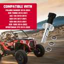 Brake Pressure Switch with Brake Line Seal Kit for Polaris Ranger XP 1000 2019-2024 for RZR 2016-2021 for Sportsman and General Replaces for Polaris 4014262 4081117