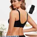 Wireless Bras for Women No Underwire,Comfortable V-lace Bras for Women with Full Coverage and Supportive (XL)