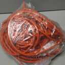 Southwire Extension Cord - Light Duty Outdoor Power Cable for Landscaping & Yard Tools - Flexible SJTW Vinyl Jacket with Molded Plug & Orange Finish - 100 Foot